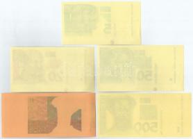 Horvátország 1993 (1994). 5K előlapi színpróba + 20K előlapi színpróba + 50K előlapi színpróba + 200...