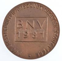 Borsos Miklós (1906-1990) 1981. "Pro Artes / Budapesti Könnyűipari Szövetkezetek Szövetsége - B...