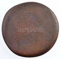 Borsos Miklós (1906-1990) DN "Ybl" egyoldalas öntött bronz emlékérem (~63mm) T:1,1- / Hung...