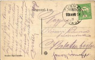 1908 Tusnád-fürdő, Baile Tusnad; Apor bástya. Brunner Lajos kiadása / bastion tower