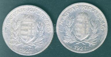 1927. 1P Ag (2x) T:3