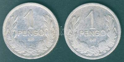 1927. 1P Ag (2x) T:3
