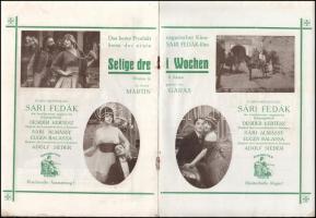 Hungaria Filmgyár és Forgalmi Részvénytársaság 1917-1918 évi programja. Bp., 1917., Fejér és Glatter...