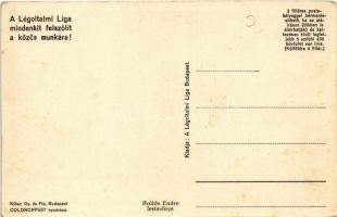 1937 A Légoltalmi Liga mindenkit felszólít a közös munkára! Légoltalmi Liga propagandalapja és saját...