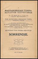 1904 A Magyarországi Torna-Egyletek Szövetsége 1904. évi május hó 21., 22. és 23.-án Aradon megtarta...