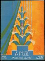 1929 A Füst. I. évf. 1. sz., és 3. sz. 1929. október, december. Bp., Thália-Kultúra-ny.,hajtásnyomok...