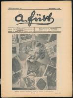 1929 A Füst. I. évf. 1. sz., és 3. sz. 1929. október, december. Bp., Thália-Kultúra-ny.,hajtásnyomok...