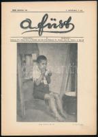 1929 A Füst. I. évf. 1. sz., és 3. sz. 1929. október, december. Bp., Thália-Kultúra-ny.,hajtásnyomok...