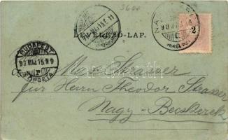 1899 (Vorläufer) Nagymaros, Duna látképe este. Divald Károly 23. (EK)