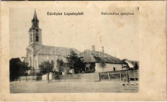 1913 Lepsény, Református templom (fl)