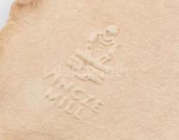 ef.Zámbó (efZámbó) István (1950-): Dali fülhallgatóval. Egyedi beavatkozású print (Ebp), merített pa...