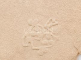 ef.Zámbó (efZámbó) István (1950-): Dali fülhallgatóval. Egyedi beavatkozású print (Ebp), merített pa...