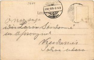 1908 Besztercebánya, Banská Bystrica; Garam part Ivánszky Elek kiadása / Hron riverside (EK)