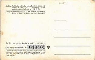 Vydala: Stefánikova letecká spolocnost, propagacny odbor Praha VII., Veverkova 10, na podporu rozvoj...