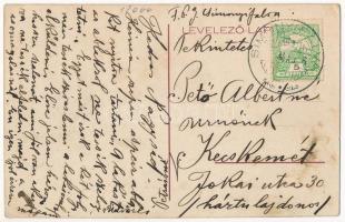 Simonyifalva, Satu Nou (Arad); Rengruber János központi vendéglője, Gyulavidéki HÉV keskeny-nyomtávú...