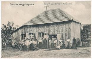 Magyarlapád, Lopadea Noua; Varga Ferenc és Társai Motormalma. Lang Henrik fényképészeti műterem / engine mill (r)