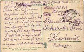 1918 Kézdivásárhely, Targu Secuiesc; Fő tér, Jancsó F. Lajos és Wertán István üzlete / main square, ...