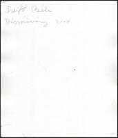 Szeift Béla (1944-2012): Dísznövény, 2008. Akvarell, papír, jelzett, hátoldalán feliratozott. 34,5x2...