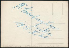 1935 Novotny villa fotója, Bp., VII. ker. Városligeti fasor 43. fotólap, a hátoldalán feliratozva, 9...