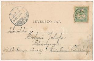 1905 Marosújvár, Uioara, Ocna Mures; Gőzfürdő / steam bath, spa (ázott sarok / wet corner)