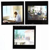 cca 1930 A Szentgotthárdi iskolaszanatóriumot bemutató 60 darabos érdekes üveg dia gyűjtemény, felir...