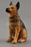 Goebel kutya, kézzel festett fajansz, jelzett, hibátlan, m: 8 cm