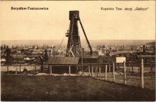 Boryslav-Tustanovychi, Boryslaw-Tustanowice; Kopalnia Tow. akcyj Galicya/ oil well, oil rig (fl)