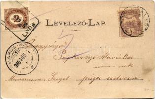 1900 Szepsi, Abaújszepsi, Moldava nad Bodvou; Fő utca, templom, vendégfogadó. Tóth istván kiadása / ...