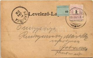 1899 (Vorläufer) Aranyosmarót, Zlaté Moravce; Nagy szálloda, megyeház, törvényszéki palota, építkezé...