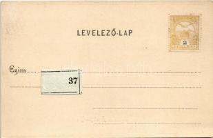 Aranyosmarót, Zlaté Moravce; Fő utca és tér, könyv és papírkereskedés, Rákovszky István üzlete. Brun...