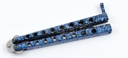 Pillangókés, kék színű, jó állapotban, h: 29 cm