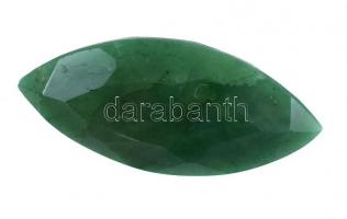 Természetes smaragd csiszolással, tanusítvánnyal 4cm