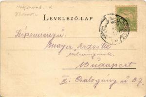 1903 Galgóc, Frasták, Hlohovec; Régi vár, római katolikus templom, Szt. János szobor, Erdődy vár / c...