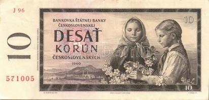 Csehszlovákia 1944. 100K + 1945. 20K, 100K (2x) + 1960. 10K T:II,III