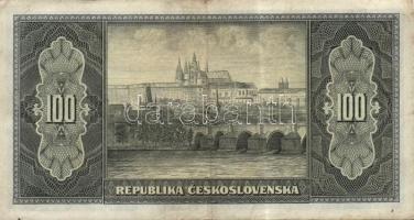 Csehszlovákia 1944. 100K + 1945. 20K, 100K (2x) + 1960. 10K T:II,III