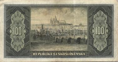 Csehszlovákia 1944. 100K + 1945. 20K, 100K (2x) + 1960. 10K T:II,III