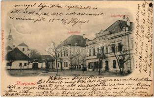 1900 Korpona, Krupina; Adóhivatal, Takarékpénztár. Trnovsky Károly kiadása / tax office, savings bank