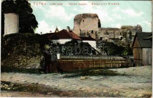 1906 Liptóújvár, Liptó-Újvár, Liptovsky Hrádok (Tátra); Hradek várrom. Feitzinger Ede No. 898. 1905. / Burgruine / castle ruins (fl)