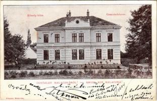 1899 (Vorläufer) Malacka, Malacky; községháza. Wiesner / town hall (fl)