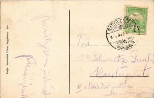 1909 Nagybiccse, Nagy-Bittse, Bytca: Fő tér, templom, Ifj. Kohn Mór és Hochfelder József üzlete. Son...