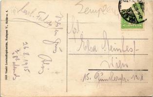 1915 Nagymihály, Michalovce; Sulyovszky utca, lovaskocsi. Vasúti levelezőlapárusítás 2448. / street,...