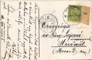 1910 Nagyrőce, Gross-Rauschenbach, Velká Revúca; Fő tér, Murányi utca, templom. Lévai Izsó kiadása /...