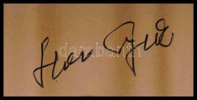 cca 2000 Horn Gyula volt miniszterelnök, külügyminiszter által aláírt fotó