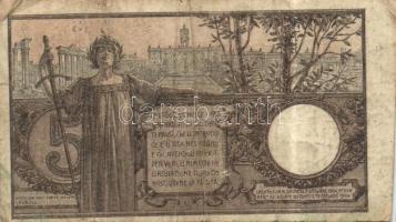 Olaszország 1904(1923). 5L T:III