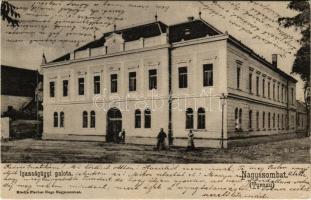 1904 Nagyszombat, Tyrnau, Trnava; Igazságügyi palota. Fischer Hugo kiadása / palace of justice