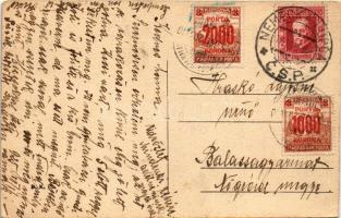 1925 Németlipcse, Deutschliptsch, Nemecká Lupca, Partizánska Lupca; Augsb. ev. kostol / templom / ch...