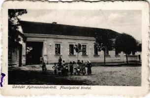 1917 Nyitrazsámbokrét, Zabokreky nad Nitrou; Főszolgabírói hivatal. Adler Lipót kiadása / court office