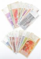 Jugoszlávia 1990-1993. 10D-500.000.000D (14xklf) + 1993. 5.000.000D (2x) "AC 1225737-1225738&qu...