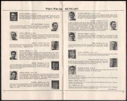 1953 Magyarország-Anglia, a legendás 6:3-as labdarúgó mérkőzés meccsfüzete, és egy belépőjegy a Wemb...