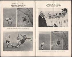 1953 Magyarország-Anglia, a legendás 6:3-as labdarúgó mérkőzés meccsfüzete, és egy belépőjegy a Wemb...
